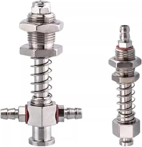 7mm معالجة الفراغ تشاك قاعدة الهوائية الهوائية الجانب الذيل مكبرات الفراغ مصاصة M10 1PCs (TL-7-L67B-M10) in Saudi Arabia