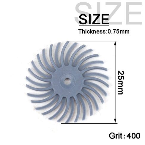 30pcs 1 بوصة مجموعة أقراص شعري مع 3pcs 2.35mm / 3mm مغزل سرق للأدوات الدوارة ، و 25 ملم العجلة الكاشطة العجلة صخرية in Saudi Arabia
