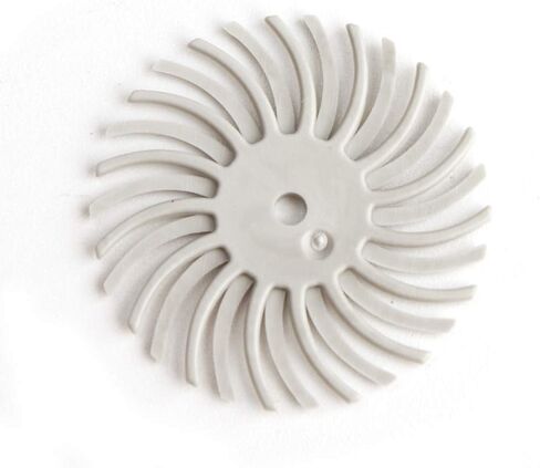 30Pcs 1 inch Bristle Disc Kit with 3Pcs 2.35mm / 3mm Shank Mandrels for Rotary Tools,25mm Detail Abrasive Wheel Radial Bristle Buffing Wheel for Jewelry Wood Metal Polishing 80 Grit in Kuwait