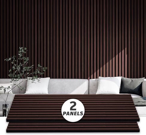 ألواح الجدران لديكور الجدار الداخلي 2 حزمة 48 × 24 بوصة ، ألواح خشبية تلفزيون تليفزيون ديكور ألواح صوتية مزخرفة تمتص صوت ، ألواح الخشب إلغاء Wainscoting لغرفة النوم وغرفة المعيشة in Saudi Arabia