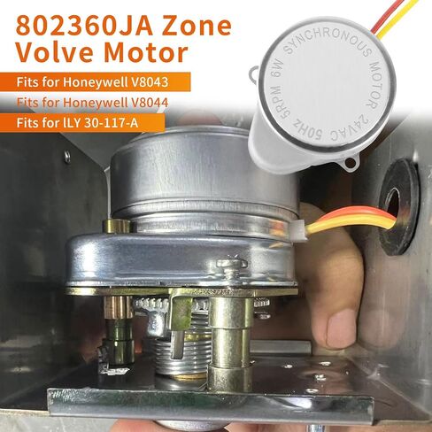 ECHASL 802360JA استبدال محرك صمام منطقة ، يناسب Honeywell V8043/V8044 الملف اللولبي ، 24 فولت ، 50/60 هرتز ، 5W ، 6/5 دورة في الدقيقة ، والفضة in Saudi Arabia