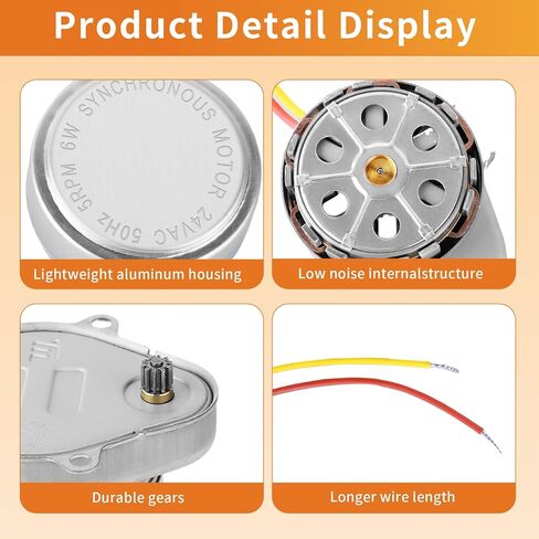 ECHASL 802360JA استبدال محرك صمام منطقة ، يناسب Honeywell V8043/V8044 الملف اللولبي ، 24 فولت ، 50/60 هرتز ، 5W ، 6/5 دورة في الدقيقة ، والفضة in Saudi Arabia
