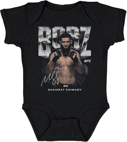 Khamzat Chimaev UFC One-Piece Infant Bodysuit (3 Months-24 Months) - Khamzat Chimaev Borz WHT in Saudi Arabia