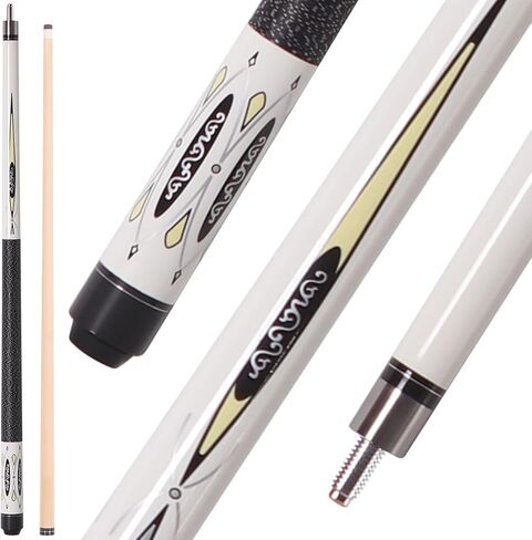 Canadian Maple Pool Cue Sticks (10mm/11.5mm/13mm Tip Available), 58" 2-Piece Pool Sticks for Adults with Low Deflection Shaft,Billiard Sticks for Home, Bar, and Tournament Play in Saudi Arabia