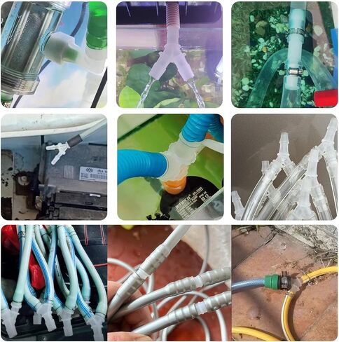 87pcs خرطوم خرطوم طاولة تركيب - 3/8 "، 1/8" ، 1/4 "، 1/2" ، 3/4 "مع مستقيم ، y/t tees ، مخفض البرب in Kuwait