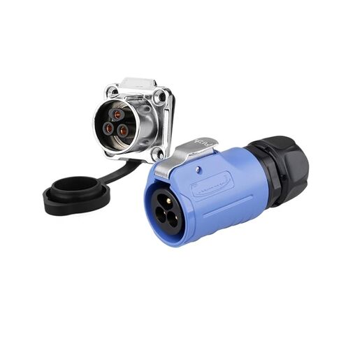 LP20 Waterproof Aviation Plug 3 core 2 Male and Female Fast Power Connector Screw Crimping Lock Wire Type(3 core 2 Holes Regular) in Saudi Arabia