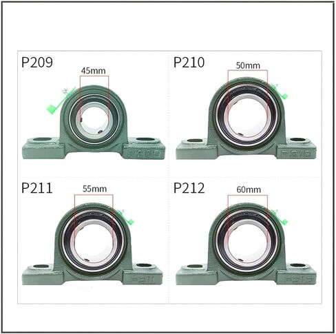 Spherical Bearing with Seat UCP201 202 203 204 205 206 207 208 209 210 Bearing with Circular Seat On Outer Spherical Surface(UCP209-d45) in Saudi Arabia