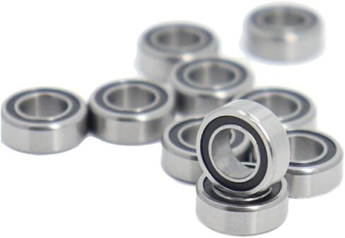 MR105RS Bearing 10PCS 5x10x4 Mm ABEC-7 Hobby Electric RC Car Truck MR105 RS 2RS Ball Bearings MR105-2RS Black Sealed in Saudi Arabia