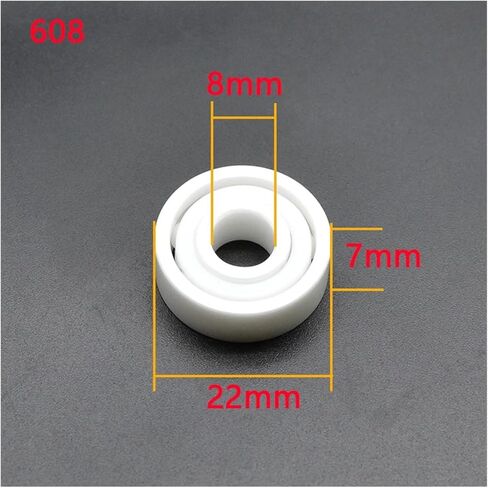 1pcs الكامل Zro2 السيراميك محامل محامل الزركونيا محمل الزركونيا المحمل 608 683 684 685 686 687 688 69 (683 3x7x3mm) in Kuwait