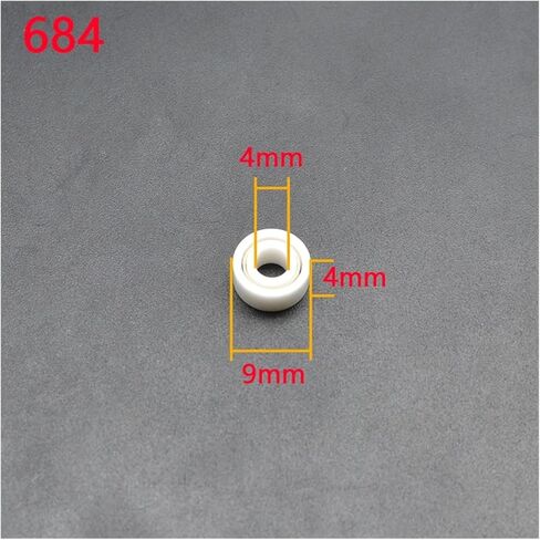 1pcs الكامل Zro2 السيراميك محامل محامل الزركونيا محمل الزركونيا المحمل 608 683 684 685 686 687 688 69 (683 3x7x3mm) in Kuwait