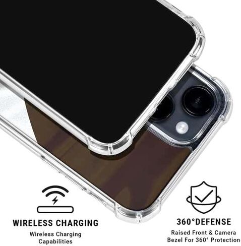 Skinit Clear Phone Case متوافق مع iPhone 14 Plus - تصميم NFL Cleveland Browns مرخص رسميًا in Saudi Arabia