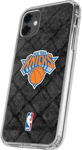 Skinit Clear Phone Case Compatible with iPhone 11 - Officially Licensed NBA New York Knicks Dark Rust Design in Saudi Arabia