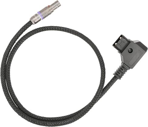 2-Pin Straight Power Cable to D-tap/P-tap for Teradek/SMALLHD/ARRI/RED/TILTA/Paralinx/Preston/Hollywood/Switronix/Panasonic 17.3 inches in Kuwait