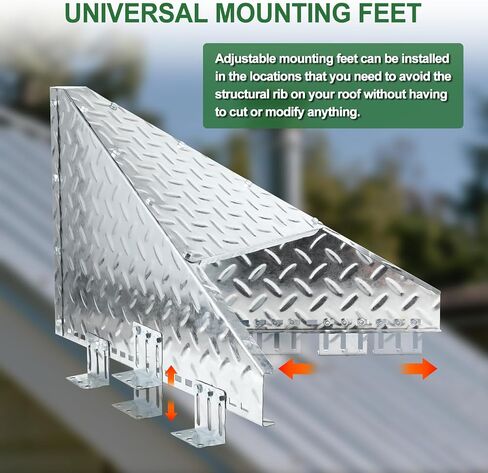 Snow Destroyer for Chimneys, Roof Snow Diverter Roof Vent Snow Guard for Chimneys,Snow Splitter for 6" 8" 10" Wood/Metal Stove Pipes in Saudi Arabia