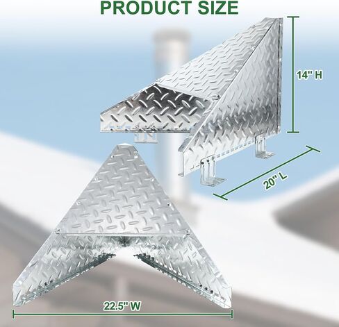 Snow Destroyer for Chimneys, Roof Snow Diverter Roof Vent Snow Guard for Chimneys,Snow Splitter for 6" 8" 10" Wood/Metal Stove Pipes in Saudi Arabia