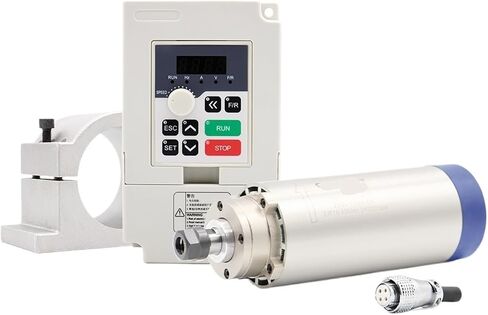 1.5kW ER16 AIR AIR CORDLE MOTOR KIT 80X200MM 4 PCS تحمل 0.01 مم و 220 فولت 1.5KW H100 VFD و 80 مم مغزل in Saudi Arabia