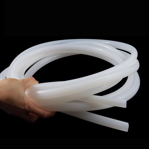 1M Silicone Tube, Beer Pipe Milk Hose Translucent Pipe Soft Rubber Flexible Tube(ID 16xOD 21mm 1M) in Kuwait