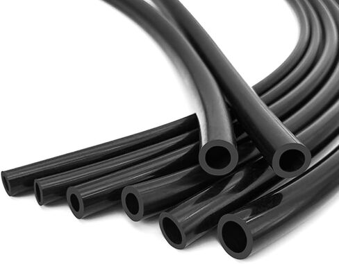 2M Food Grade Black Silicone Rubber Rubber ID 2 3 4 5 6 7 8 9 10 12 14 16 18 20 25 32mm silicone Tube (OD12XID 8MM) in Kuwait