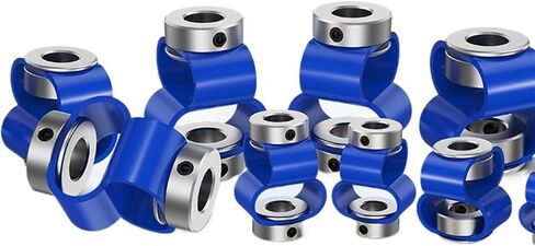 LS D D23L24 8 Font Encoder اقتران حلقة مزدوجة الزوجين مرنة ألومنيوم سبيكة 3D الموصل الكهربائي (4mmx7mm) in Saudi Arabia