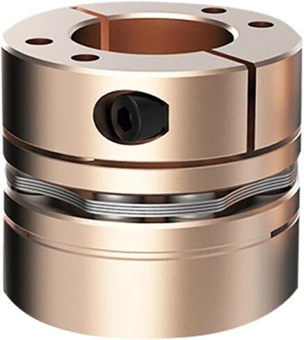 Flexible Diaphragm Coupling D40L35 8mm to 22mm 8-Screw Larger Step Servo Motor Coupler(16X16) in Saudi Arabia