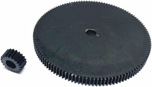 Steel Motor Drive Gear 0.5M 20/38/55/70/80/100/120 Teeth 5mm Metal Steel Spur Gear DIY Motor Driving Gear(100 Teeth) in Saudi Arabia