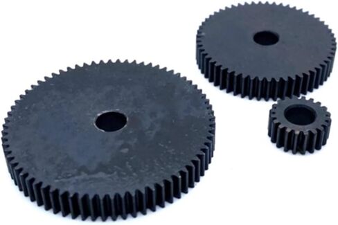 Steel Motor Drive Gear 0.5M 20/38/55/70/80/100/120 Teeth 5mm Metal Steel Spur Gear DIY Motor Driving Gear(100 Teeth) in Saudi Arabia