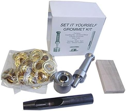 C. S. Osborne and Co. No. K235-6"Set it Your Self" Home/Hobby Tool and Grommet Kit - BRASS Size 6 (MPN # 13305) in Saudi Arabia