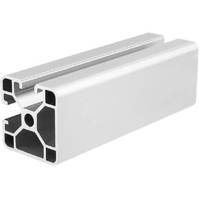 1 Piece Silver 4040 N2 Aluminum Extrusion European Standard Anodized Aluminum Profile 100-1200mm Straight(700mm) in Saudi Arabia