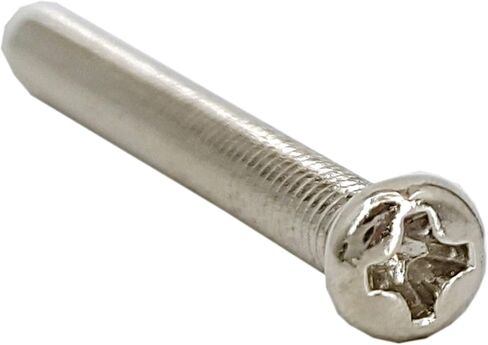 FixtureDisplays® 100PK M4 X 50mm Pitch 0.7mm - Phillips Flat Head Machine Screw (Countersunk) Carbon Steel Nickel Plated Cross Recessed 302238-NPF in Saudi Arabia