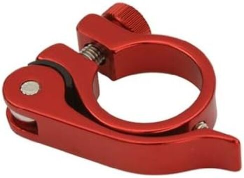 Alloy Seat Post Clamp Outer Diameter 28.6mm Quick Release, Multiple Colors (White) in Saudi Arabia