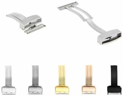 Ewatchparts 14-24mm ملم واحد الانتشار المشبك مشاهدة مشبك الفولاذ المقاوم للصدأ in Saudi Arabia