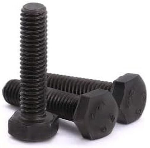 M8-1.25 × 65 مم (12 PCS) الترباس رأس سداسي أسود ، الصف 12.9 سبيكة الصلب in Saudi Arabia