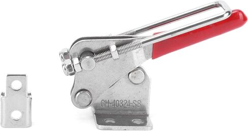 Toggle Latch Catch Stainless Steel Toggle Clamp Lock Hasp Fast Clamping Secure Positioning for Woodworking Home Improvement Electronic Equipment Installation in Saudi Arabia