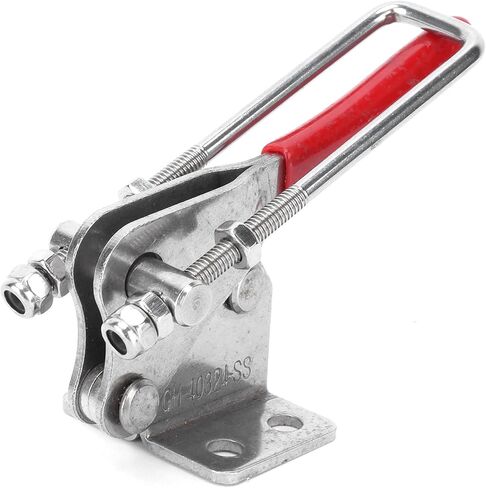 Toggle Latch Catch Stainless Steel Toggle Clamp Lock Hasp Fast Clamping Secure Positioning for Woodworking Home Improvement Electronic Equipment Installation in Saudi Arabia