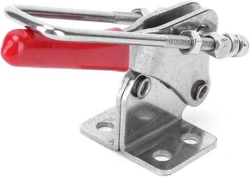 Toggle Latch Catch Stainless Steel Toggle Clamp Lock Hasp Fast Clamping Secure Positioning for Woodworking Home Improvement Electronic Equipment Installation in Saudi Arabia