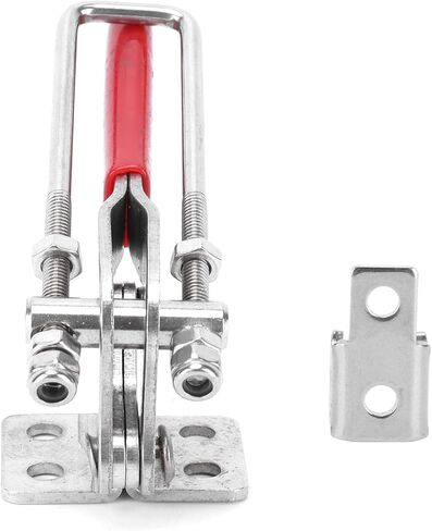 Toggle Latch Catch Stainless Steel Toggle Clamp Lock Hasp Fast Clamping Secure Positioning for Woodworking Home Improvement Electronic Equipment Installation in Saudi Arabia
