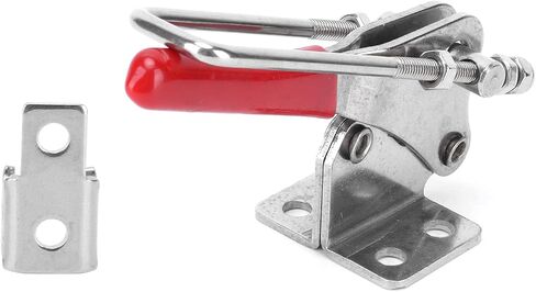 Toggle Latch Catch Stainless Steel Toggle Clamp Lock Hasp Fast Clamping Secure Positioning for Woodworking Home Improvement Electronic Equipment Installation in Saudi Arabia