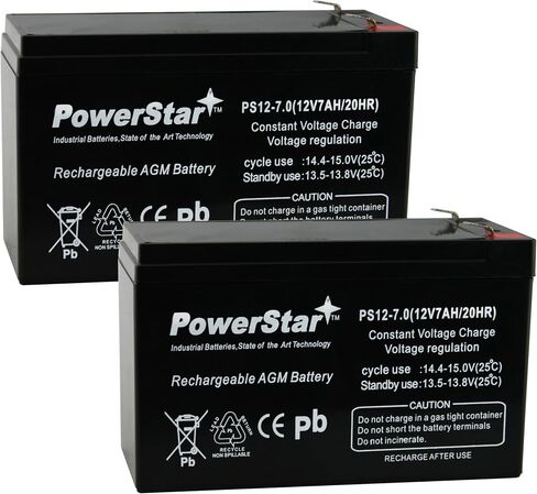 2pk 12V 7AH Battery replacement for RAZOR Scooter ES300 E200 E300 Bella Betty Daisy Vapor in Saudi Arabia