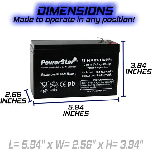 2pk 12V 7AH Battery replacement for RAZOR Scooter ES300 E200 E300 Bella Betty Daisy Vapor in Saudi Arabia