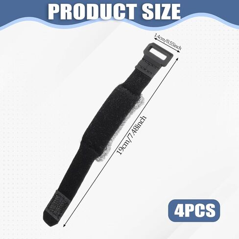 Guitar String Mute Damper Cotton Bass Guitar Fret Mute Fingerboard Mute Tape Adjustable Guitar String Dampener Bass Guitar Accessories 4 Pcs in Saudi Arabia