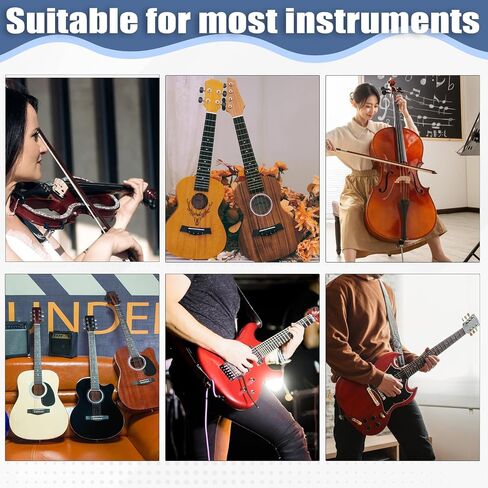 Guitar String Mute Damper Cotton Bass Guitar Fret Mute Fingerboard Mute Tape Adjustable Guitar String Dampener Bass Guitar Accessories 4 Pcs in Saudi Arabia