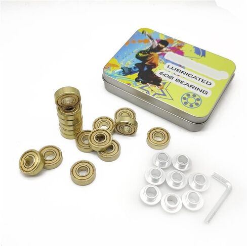 Bearings ABEC-9 High Speed 608zz Skates Bearing for Inline Roller Skates Shoes Skateboard Scooter 608 Bearing Spacer in Saudi Arabia