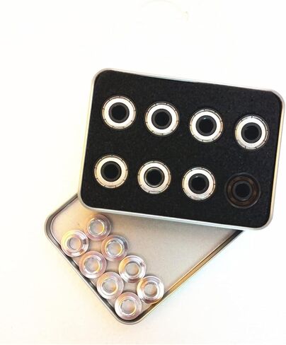 محامل 16pcs 608zz السيراميك الأسود غير المدمر للسرعة المقلدة تحمل ABEC7 ABEC9 ILQ9 ILQ11 608 محامل عالية السرعة in Kuwait