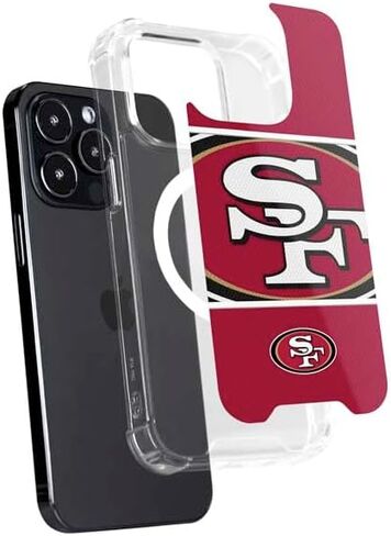 حالة Skinit Phone Case متوافقة مع Magsafe iPhone 16 Pro Max - NFL San Francisco 49ers Zone Design in Saudi Arabia