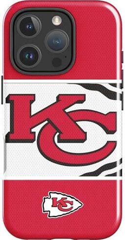 قضية الهاتف Skinit Impact متوافقة مع iPhone 16 Pro Max - تصميم NFL Kansas City Chief المرخص رسميًا in Saudi Arabia