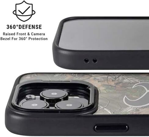 Skinit Kickstand Phone Case متوافق مع iPhone 13 Pro Max - NFL Houston Houston Texans Realtree Xtra Green Design in Saudi Arabia
