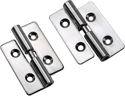 Detachable 1.5-Inch Stainless Steel Metal Door Hinge 1Pcs(Left) in Saudi Arabia
