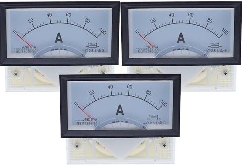 69C17-A 50A 100A 500A 1000A/75MV DC GAUGE METER AMMETER مع تيار التحويل 85 * 46 مم 1PCS (75A (75MV)) in Saudi Arabia