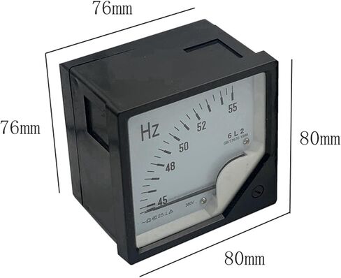 6L2 Voltmeter Ammeter Frequency Pointer Meter 500V 500A 380V 55Hz Etc 1Pcs(500V 1pcs) in Saudi Arabia