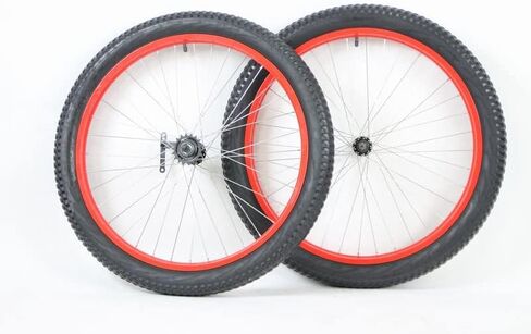 Mango 26 Inch Coaster Wheel Wheel Stet Beach Cruiser Bike Bicycle مع 26 × 2.50 إطارات وأنابيب! (أسود) in Kuwait